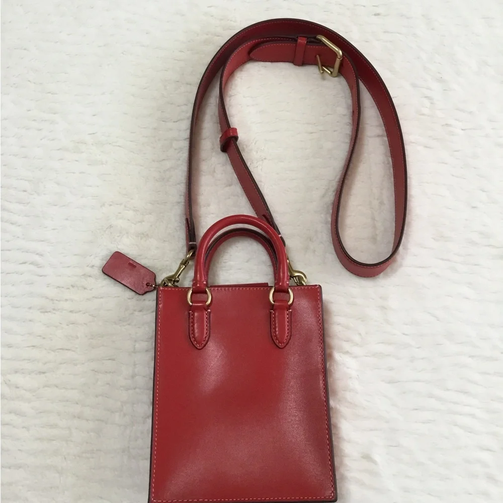 Coach And Disney Bags Disney X Coach North South Mini Tote With Minnie Mouse